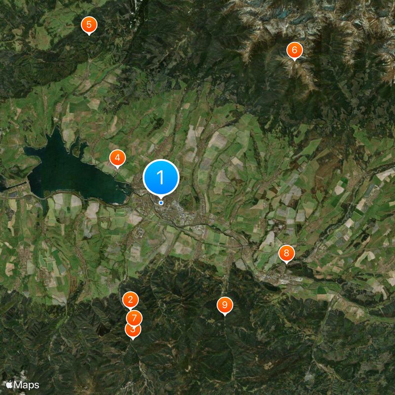 Liptovský Mikuláš Map