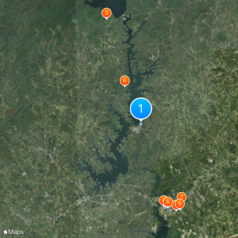 Lake Keowee Map
