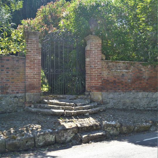 Garden Wall, Gate Piers And Pavings To No 11
