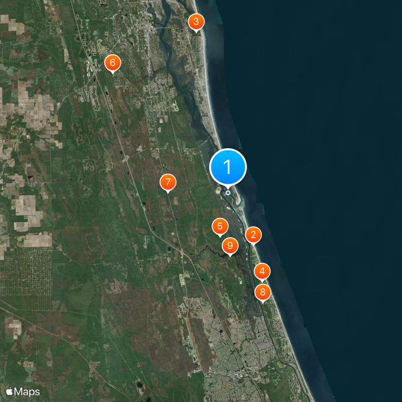 Fort Matanzas National Monument Map