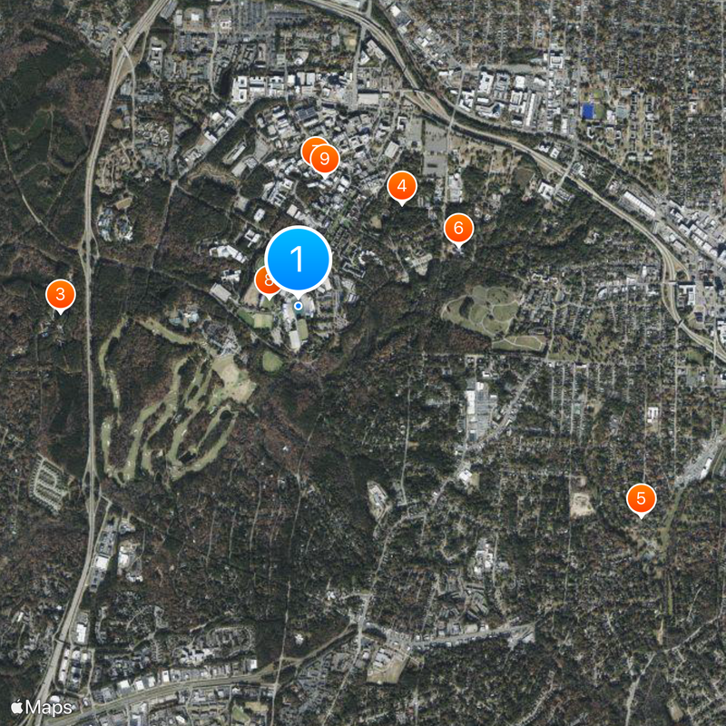 Wallace Wade Stadium Map