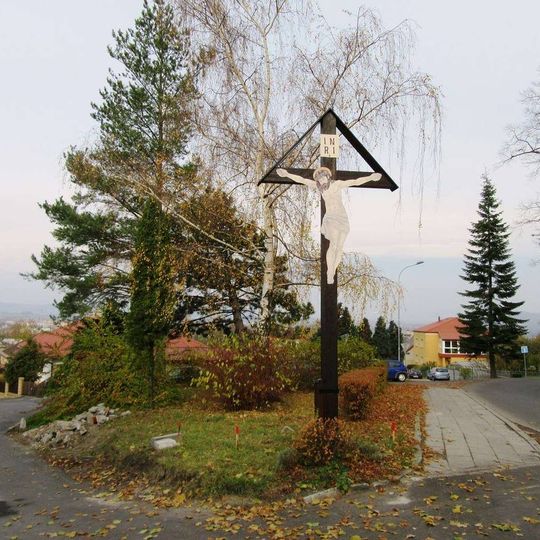 Kříž v Zábřehu na Skaličce na rozcestí
