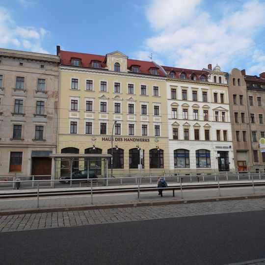 Hotel Zur Post in geschlossener Bebauung Bahnhofstraße 28