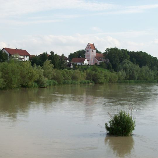 Untere Isar oberhalb Mündung