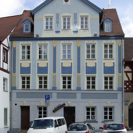 Ehemaliges Gasthaus „Zum Alten Amtsgericht“, jetzt Wohn- und Geschäftshaus