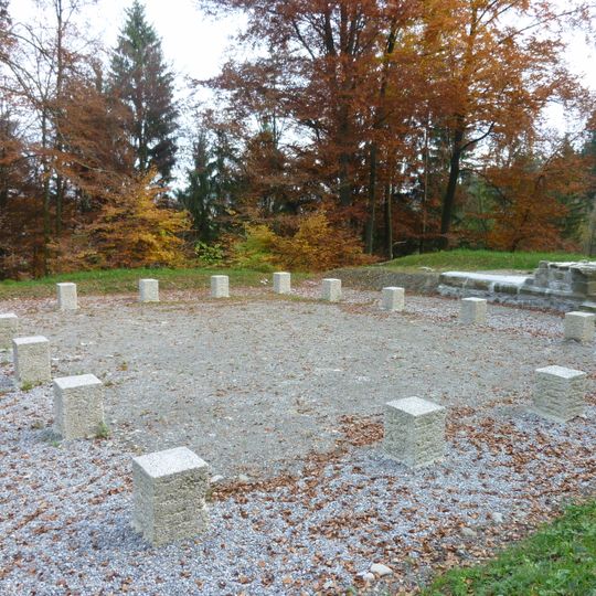 Grundmauern der Klosteranlage Beerenberg