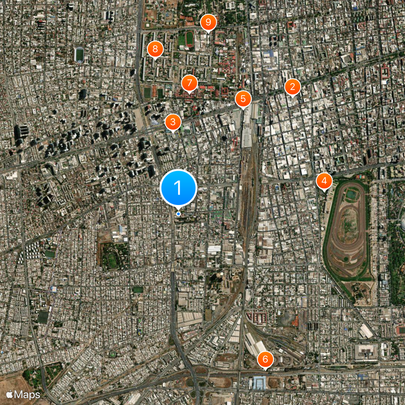 Hogar de Cristo Map