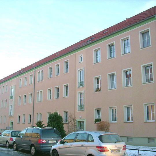 Mehrfamilienhaus der Wohnanlage Westrandbebauung Schulstraße 23a, 23b, 23c
