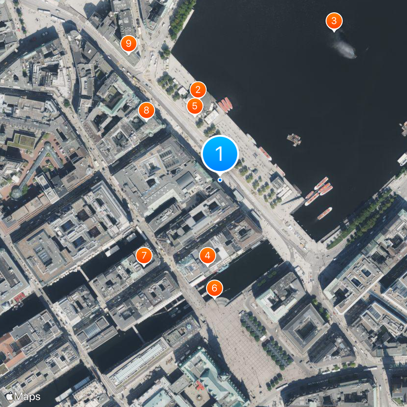 Jungfernstieg Map