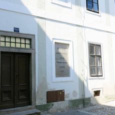 Pamětní deska Jakuba Krčína z Jelčan na domě Krčínova 114 v Třeboni