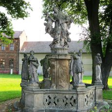 Sculptural group of Saint John of Nepomuk in Dub nad Moravou