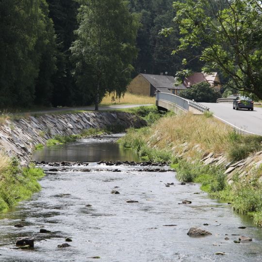 Most silnice II/118 přes Litavku v Čenkově