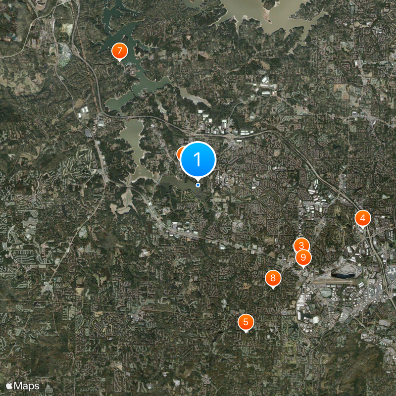 Acworth Mapa