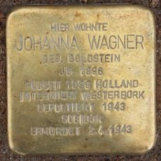 Stolperstein dedicated to Johanna Wagner