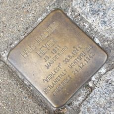 Stolperstein à la mémoire de Hans-Joachim Heyer