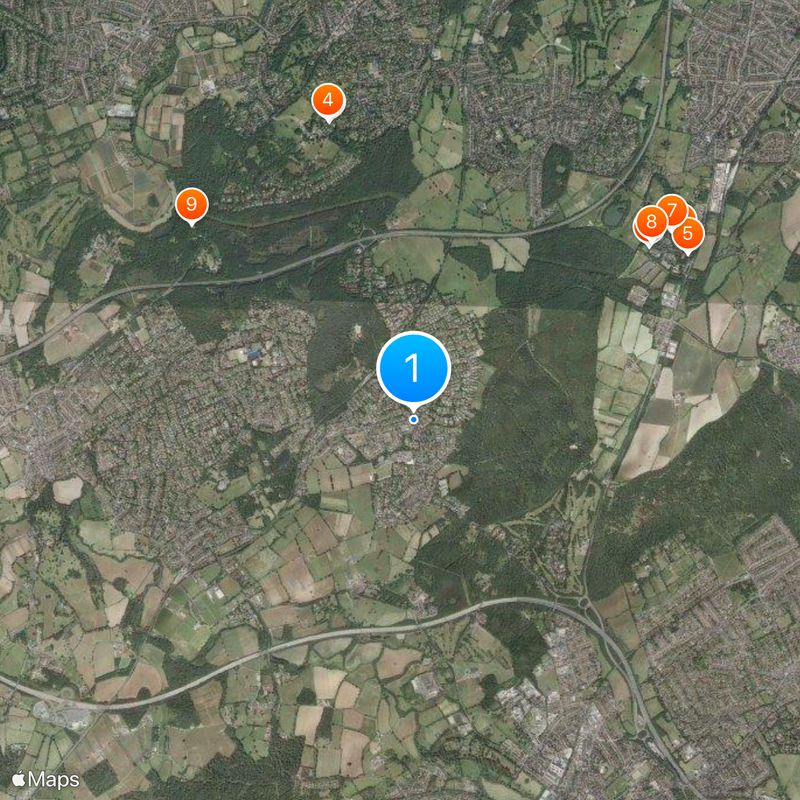 Oxshott Map