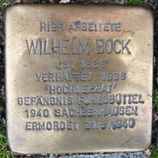 Stolperstein dedicated to Wilhelm Bock