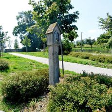 Boží muka před hřbitovem v Čechticích