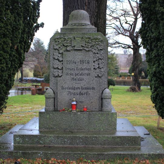 Denkmal für die Gefallenen des Ersten Weltkrieges Wilthener Straße, Kreuzung Soraer Straße