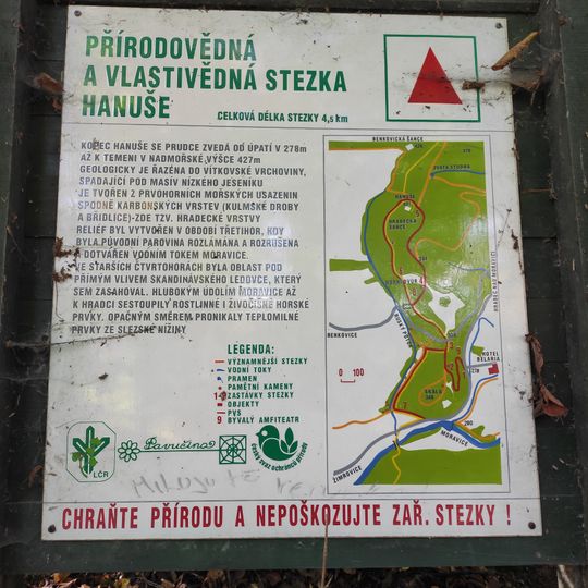 Přírodovědná a vlastivědná stezka Hanuše