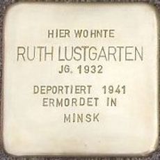 Stolperstein en memoria de Ruth Lustgarten