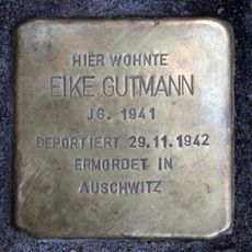 Stolperstein dedicated to Eike Gutmann