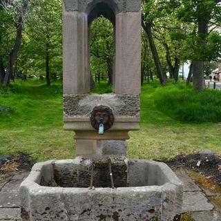 Pant And Trough At East End Of The Grove