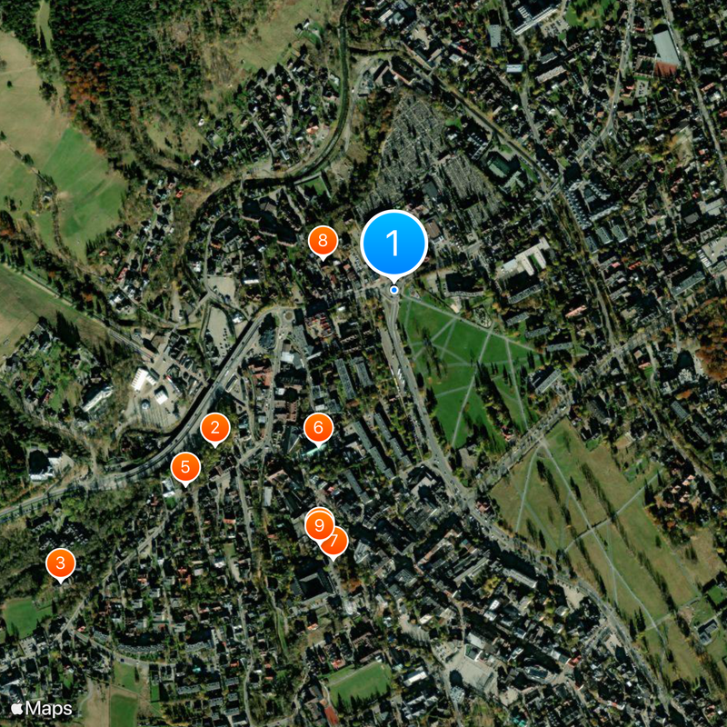 Zakopane Map
