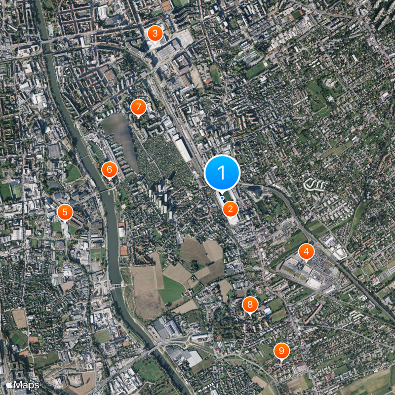 Merkur Arena Map