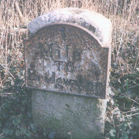Milestone, near old Bridgwater Cellophane factory