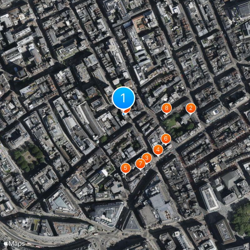 The Box Soho Map
