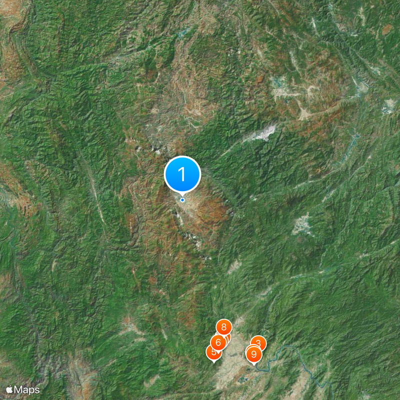 Kengtung Map