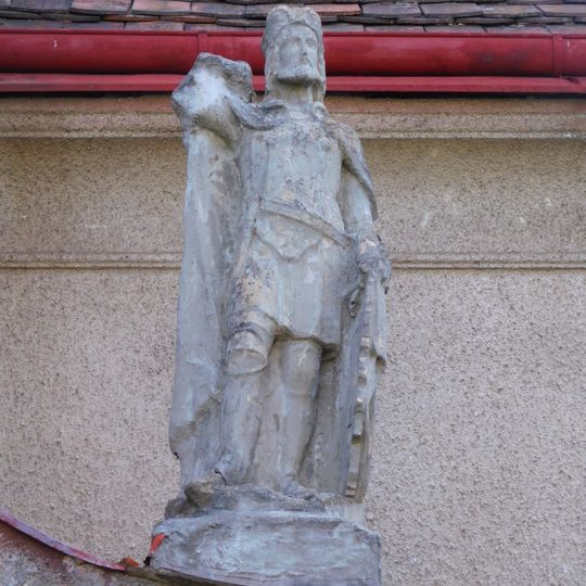 Statue of St. Wenceslas at Krčská 45