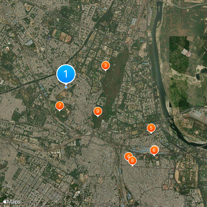 Kamla Nagar, New Delhi Map