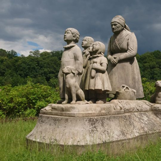 Babička s vnoučaty