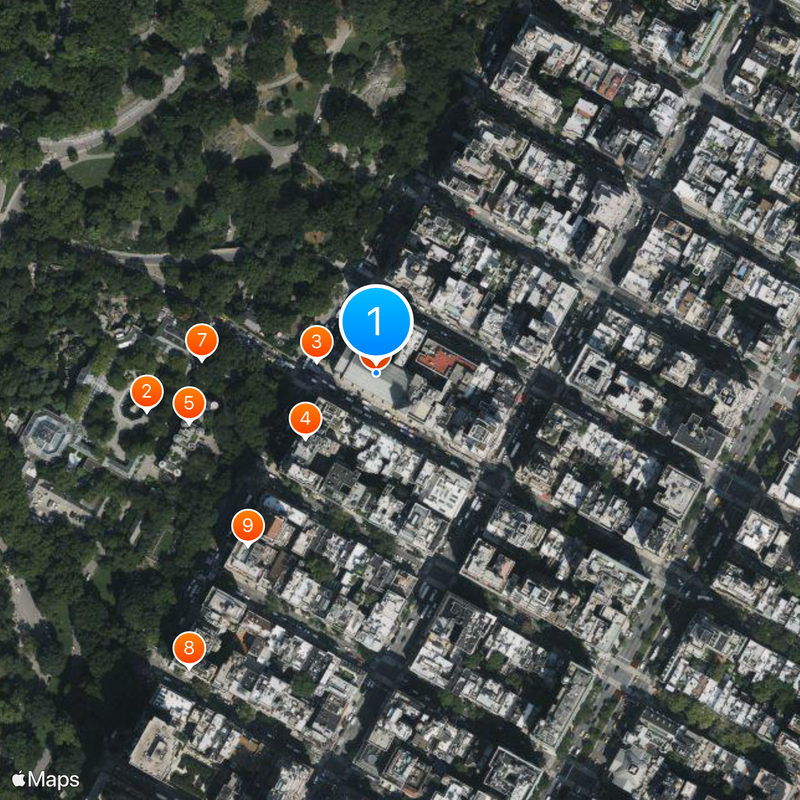 Congregation Emanu-El of New York Map