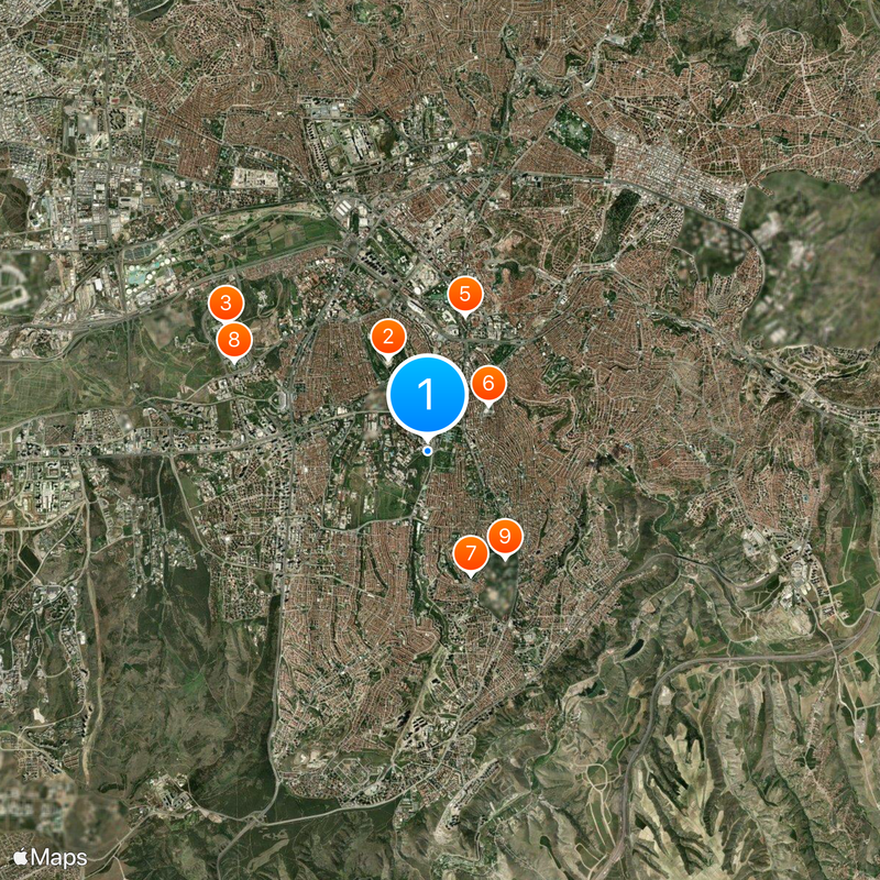 Distretto di Çankaya Mappa