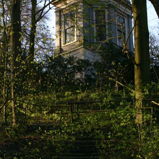 Landgoed Backershagen: Theekoepel / uitkijkplaats .