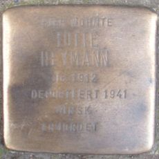 Stolperstein dedicated to Lotte Heymann