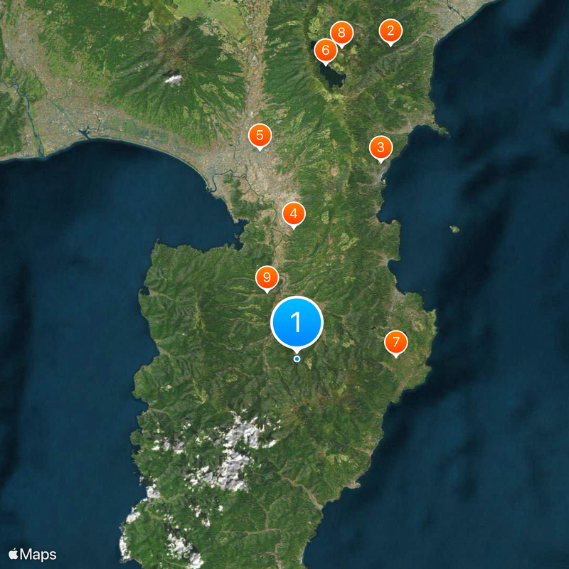 Izu Peninsula Map