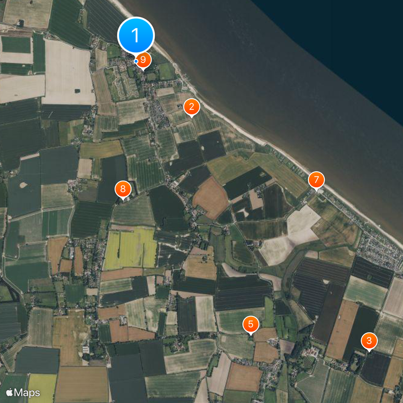 Happisburgh Map