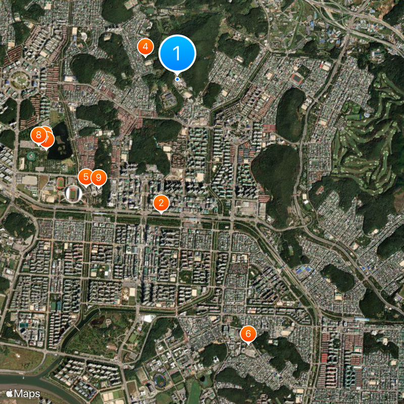Seoul Institute of the Arts Map