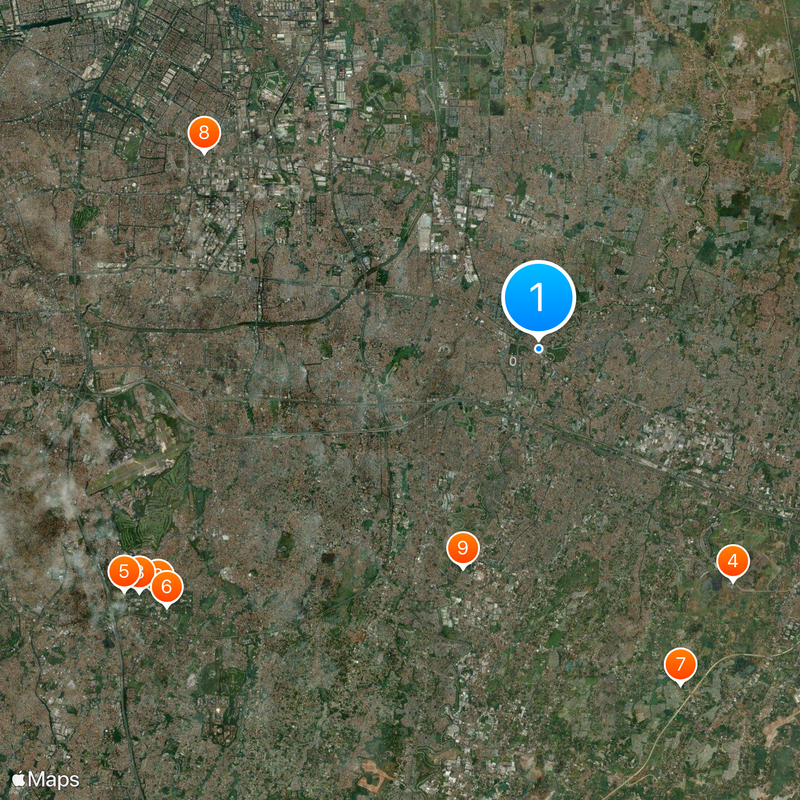 Bekasi railway station Map