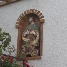 Sandsteinbüste heiliger Franz Xaver