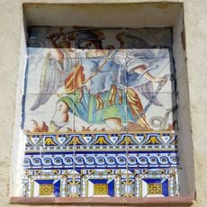 Ceramic panel of Saint Michael