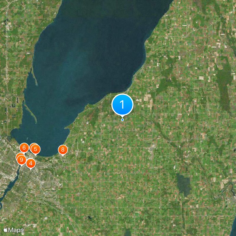 Shrine of Our Lady of Good Help Map