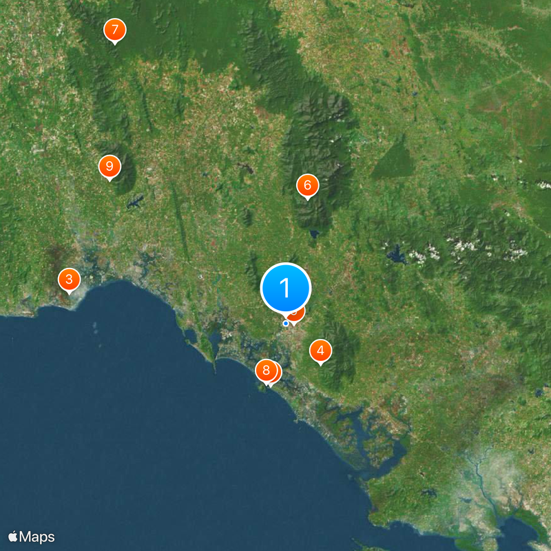 Prowincja Chanthaburi Mapa