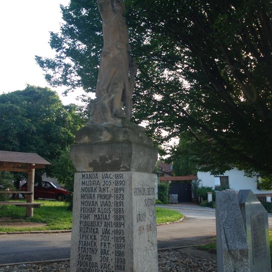World Wars Memorial in Tetín