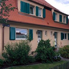 Reihenhausgruppe der Gartenstadt Nürnberg