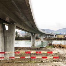 New bridge over the river Reuss at Mellingen